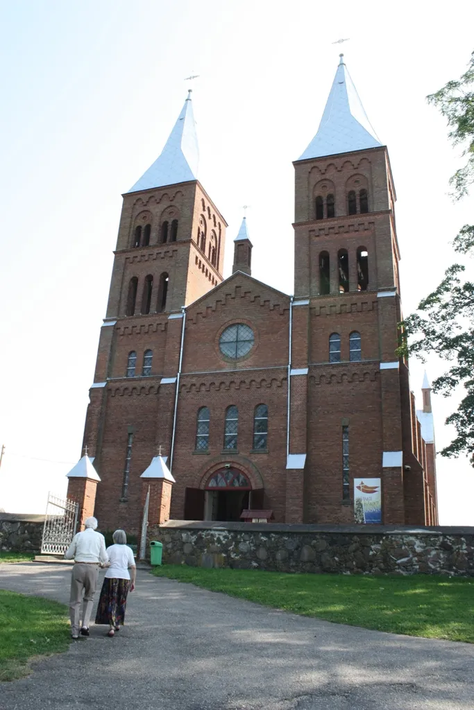 Roman Catholic church in Balninkai, Molėtai district, Lithuania.