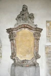 Epitaph für Maria Anna Sophia von Hornstein, geb. Freiin von Sickingen-Hohenburg (* 24. Oktober 1698; † 6. März 1769)