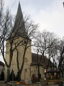 Kirche in Rahden mit Wochenstube des Großen Mausohr