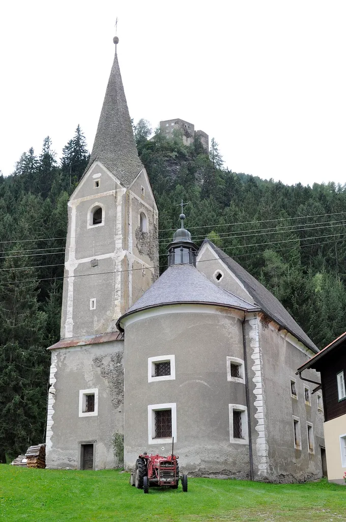 Subsidiary church Saint Oswald in Nussberg #146, municipality Frauenstein, district Sankt Veit, Carinthia, Austria, EU