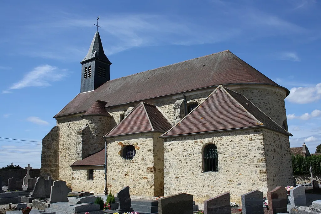 Saint-Jean-l'Évangéliste church at Boullay-les-Troux in France.