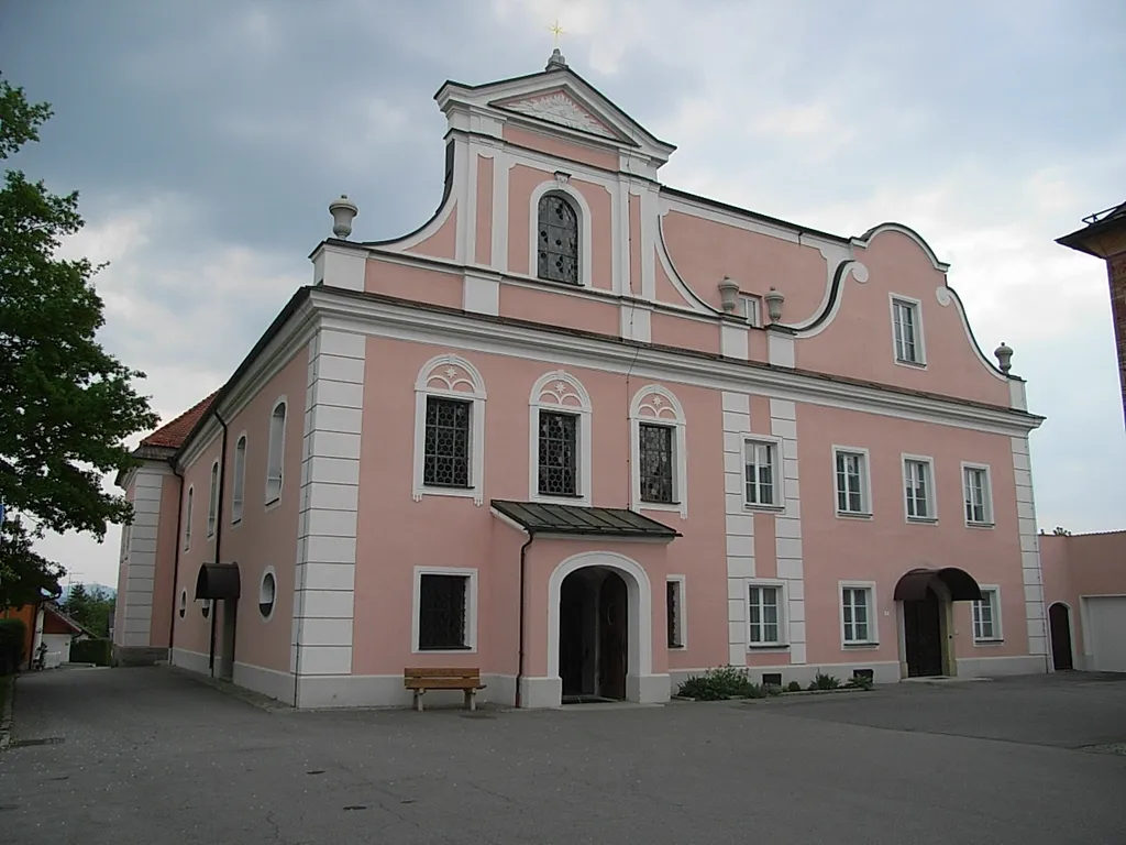Thyrnau, St Francis Xavier Parish Church from north-east.