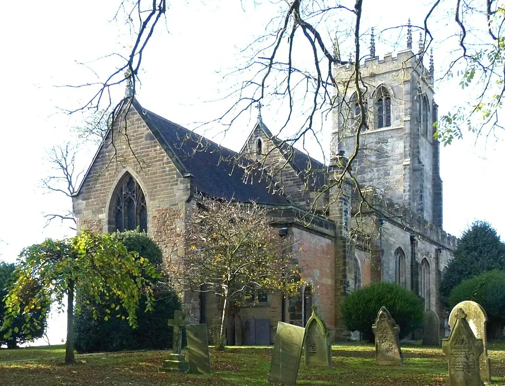Church of St Mary, Greasley: A fine 15th century tower is all that remains of the medieval church. Damage from subsidence from coal mining meant that the rest of the church was completely rebuilt towards the end of the 19th century. Listed Grade II.
