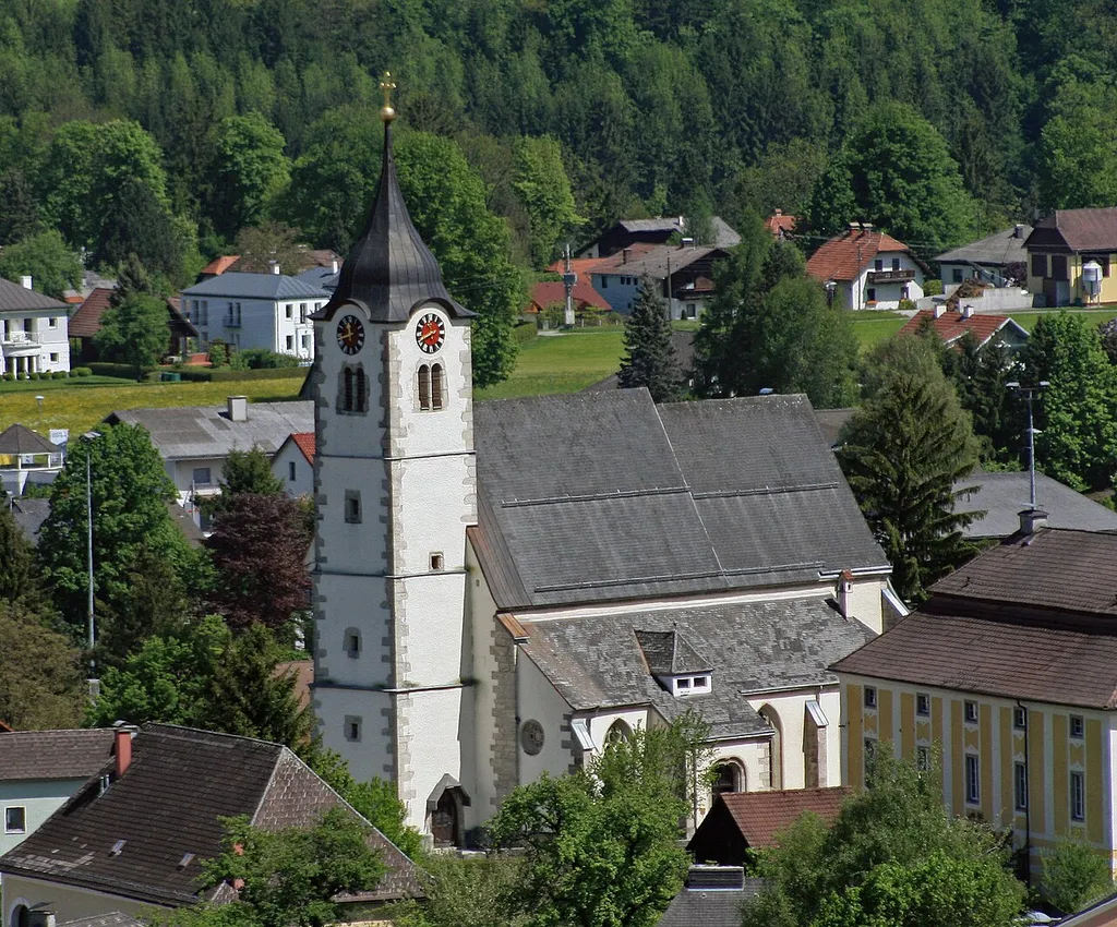 Die Pfarrkirche der oberösterreichischen Marktgemeinde Molln