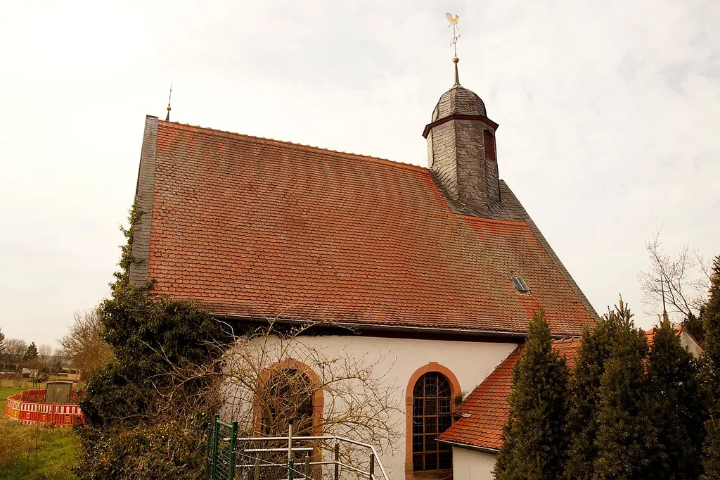Protestant church and St. Martin's Chapel in Wahlheim, Rhineland-Palatinate, Germany
