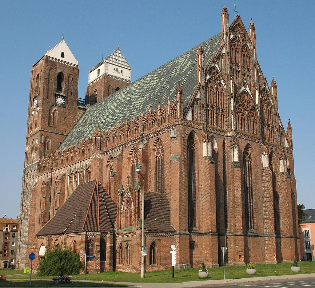 St. Mary's Church in Prenzlau in Brandenburg, Germany