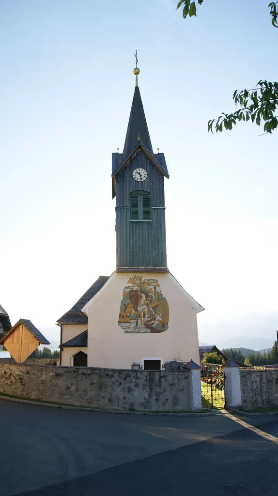 Church in Zeutschach, Styria, Austria.