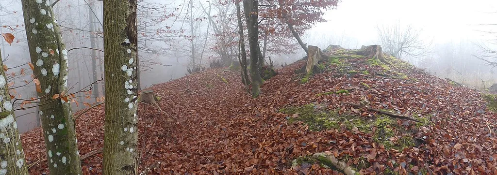 Burgstall Sand (Gemeinde Grafenstein, Kärnten): Wallanlage