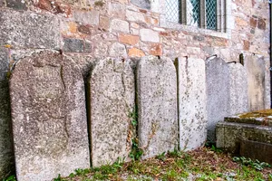 7 Headstones Against East Wall Of South Aisle Of Church Of St Paul