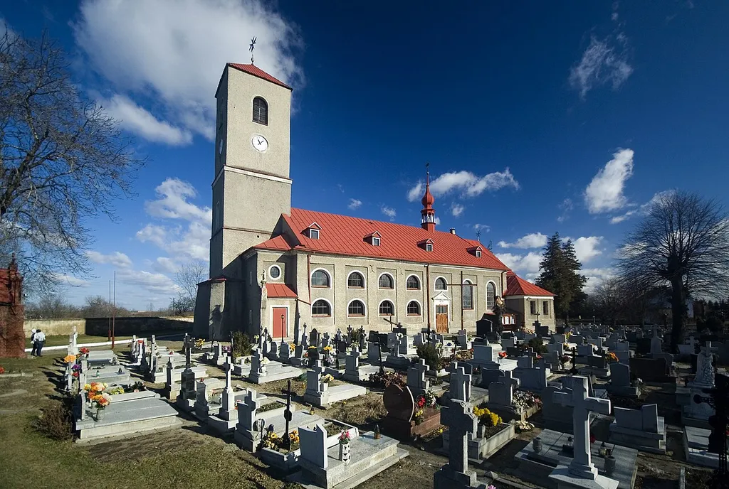 Grobniki - kościół parafialny p.w. Ścięcia św. Jana Chrzciciela, poł. XV, 1700, 1904