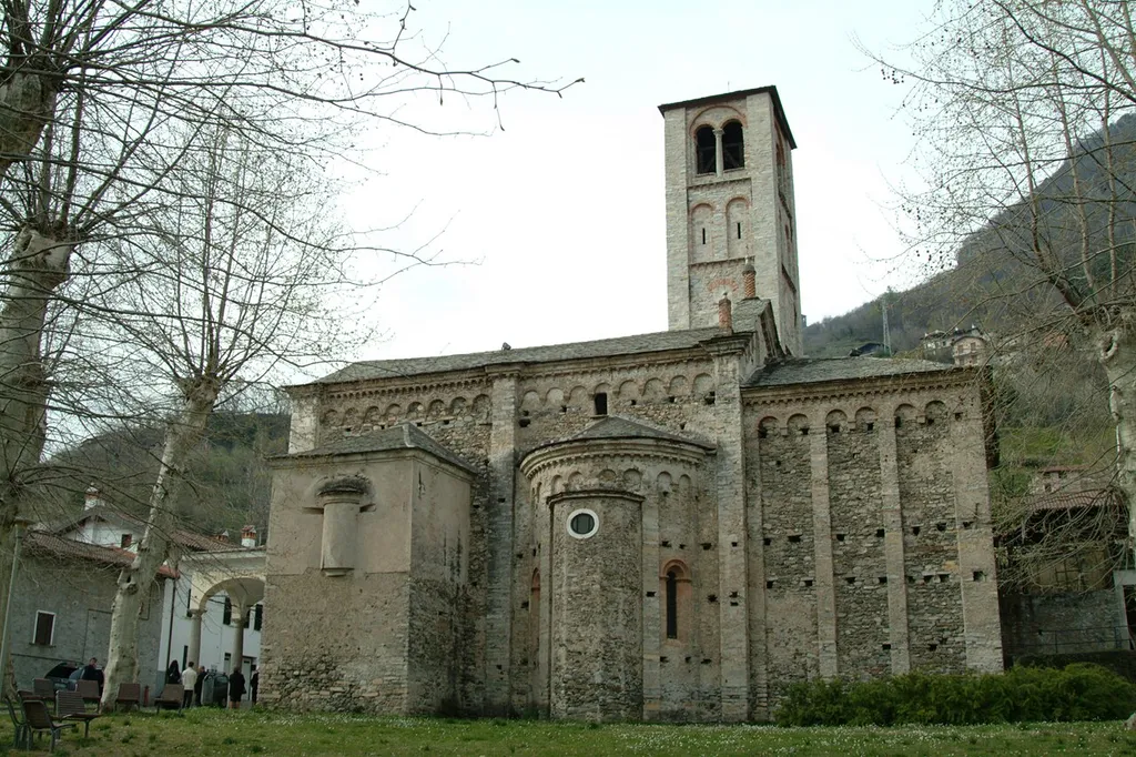 The church of SS.Gusmeo and Matteo in Gravedona, Como
