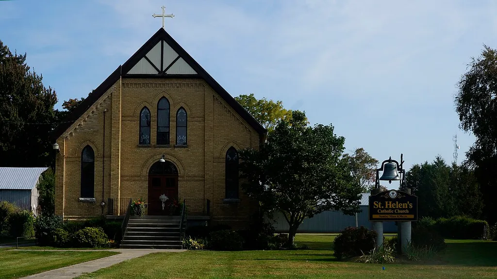 St. Helen Roman Catholic Church in Wallacetown, Ontario.