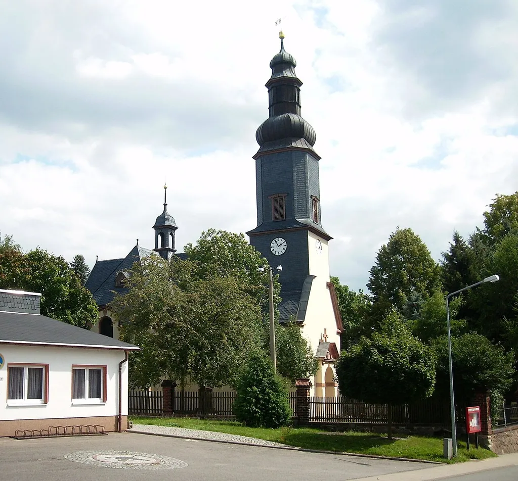 Church in Altmittweida (Mittelsachsen district, Saxony)