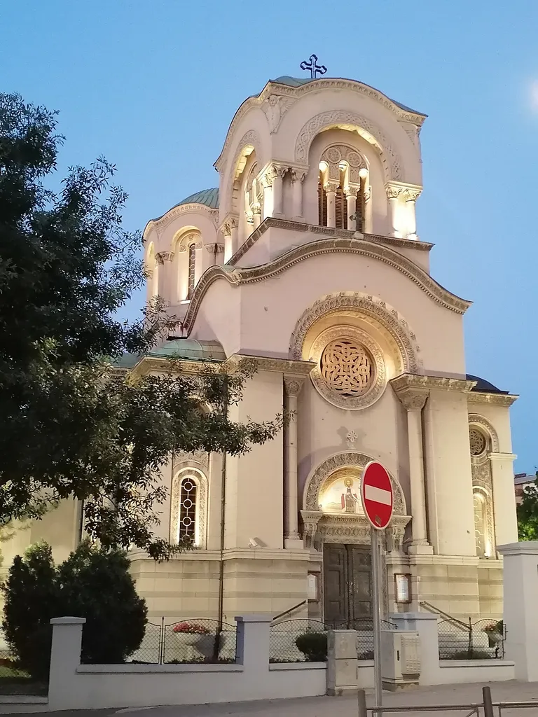 Свјетлопис храма Светог Александра Невског у Биограду.