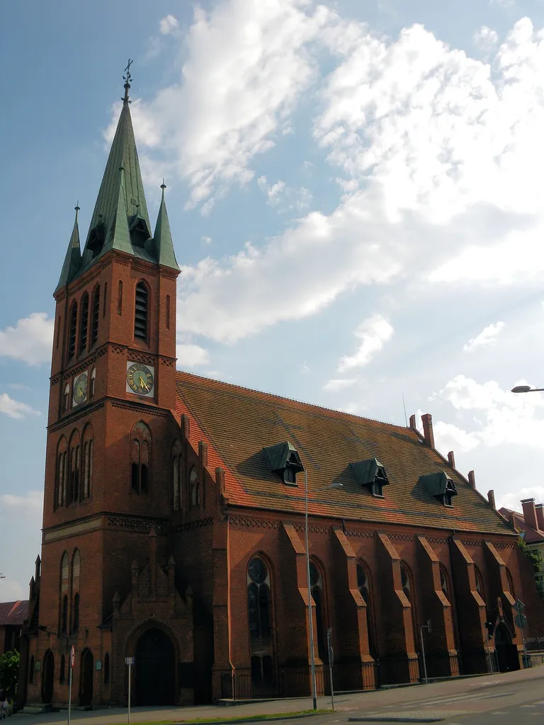 Resurrectionist congregation church of XIX century in Kościerzyna, former protestant church