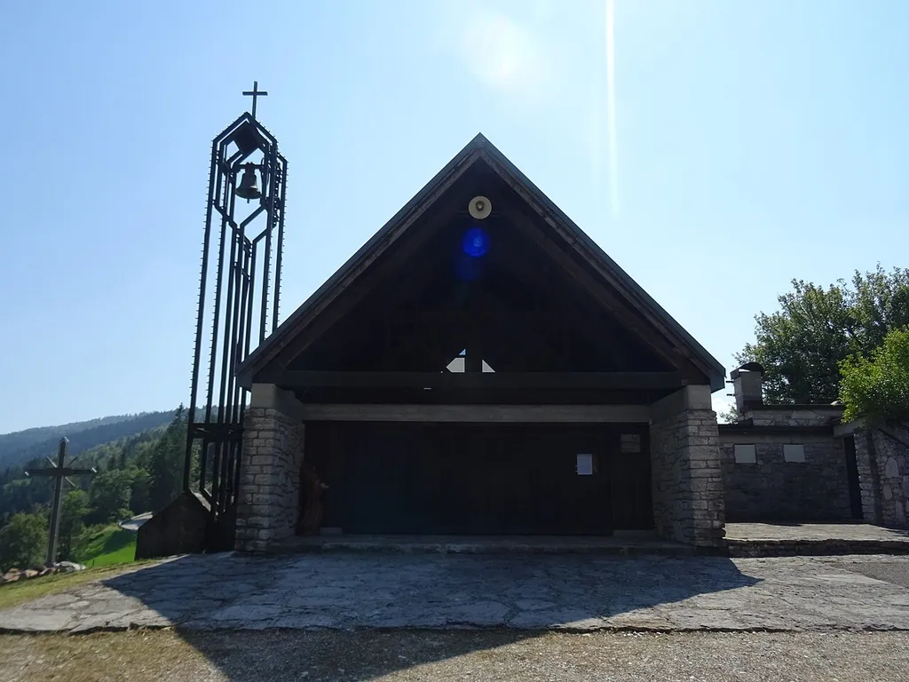Croce d'Aune (Sovramonte, Veneto, Italy), Saint Mary of the Snow church This picture was uploaded via web-app "Wiki Loves Monuments Italia".