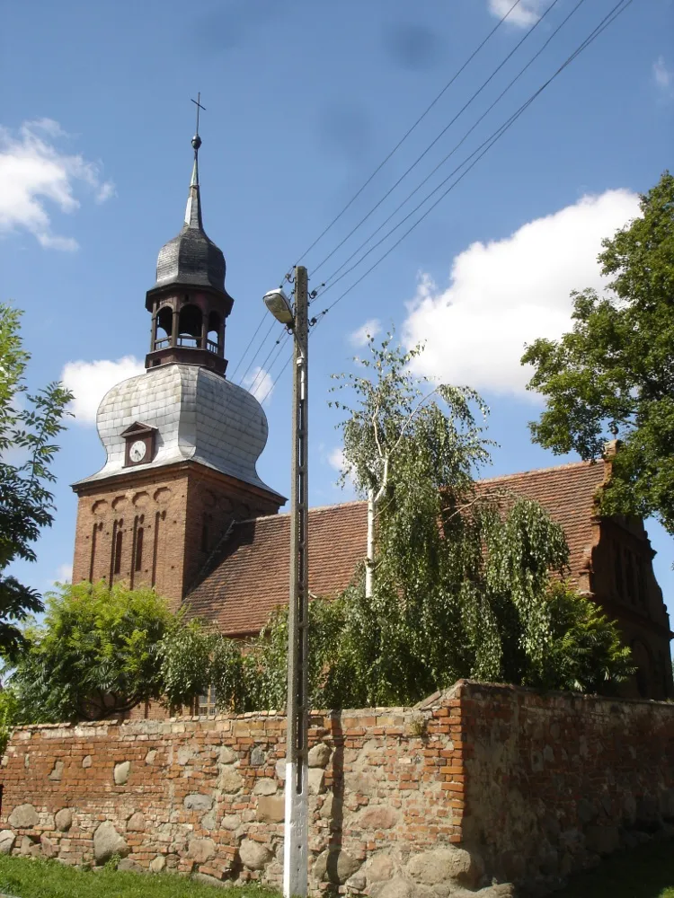 Church in Zaborsko, Poland, West Pomeranian Voivodeship, Pyrzyce Country, commune Warnice
