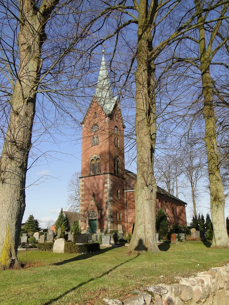 Church in Hohenhorn, disctrict Herzogtum Lauenburg, Schleswig-Holstein, Germany