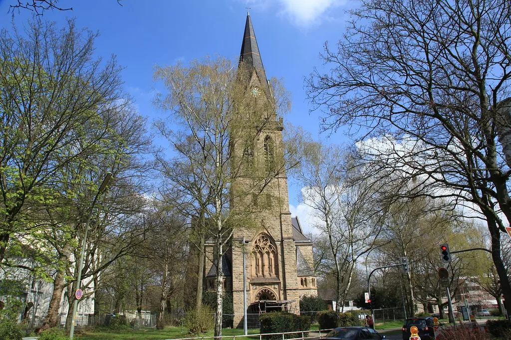 Lutherkirche Langendreer, Alte Bahnhofstraße in Bochum-Langendreer