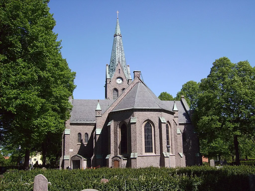 Saint John's Church - the new one from 1906 - (the older medieval church still exist on the head street Drottninggatan in the city, today they call it for Hörsalen, because 1913 it have been rebuilt to concert house) in Norrköping.