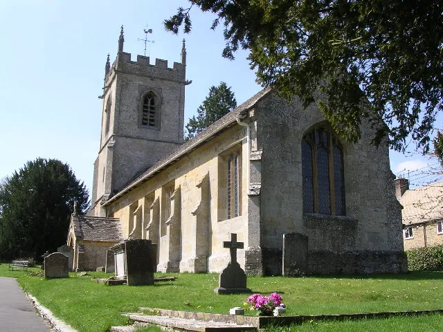 Naunton. St. Andrew's church. A beautifully kept church both inside and out, well worth a visit.