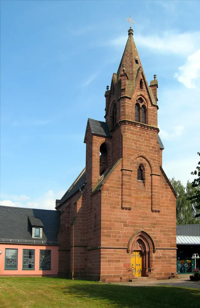 The evangelic church in Neustadt. It was built in 1859.