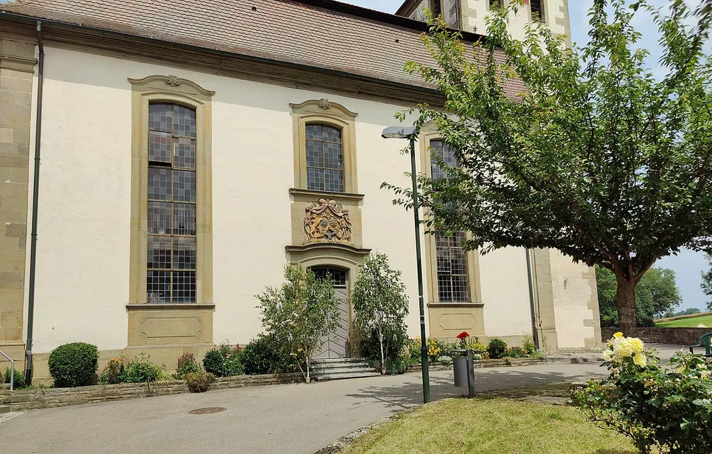 Evangelische Marienkirche Kirchensall, Stadt Neuenstein, Hohenlohekreis, Baden-Württemberg, Deutschland