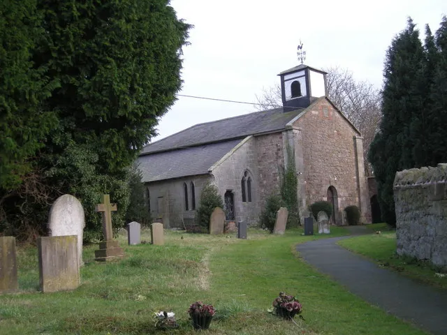 St Mark's parish church, Frodesley, Shropshire, England, seen from the northwest