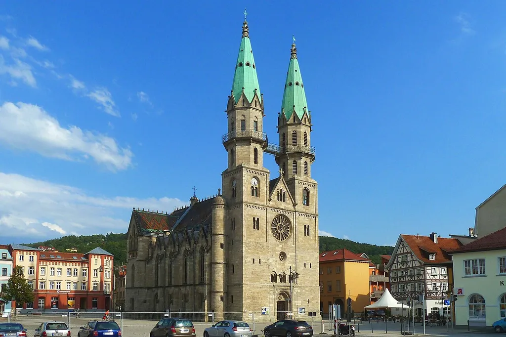 City-Church in Meiningen, Germany, built from 1003.