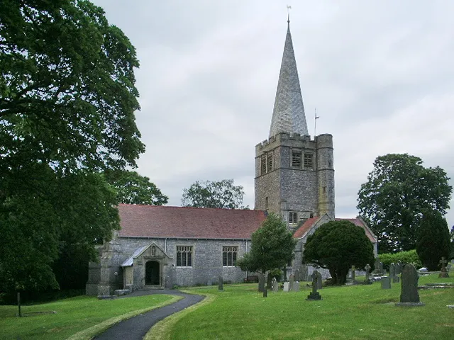 Photograph of St Peter's Church, Field Broughton, from the south