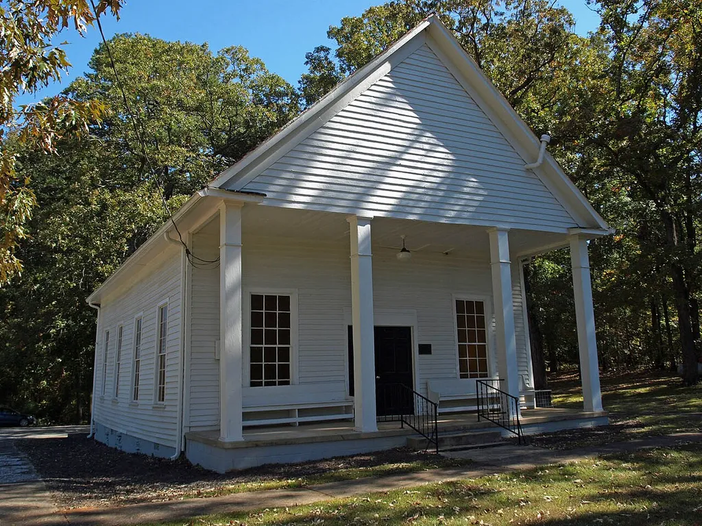 Rockwell Universalist Church near Winder, Georgia, listed on the National Register of Historic Places