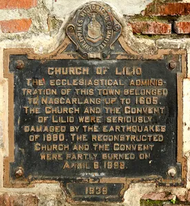 Church of Lilio historical marker