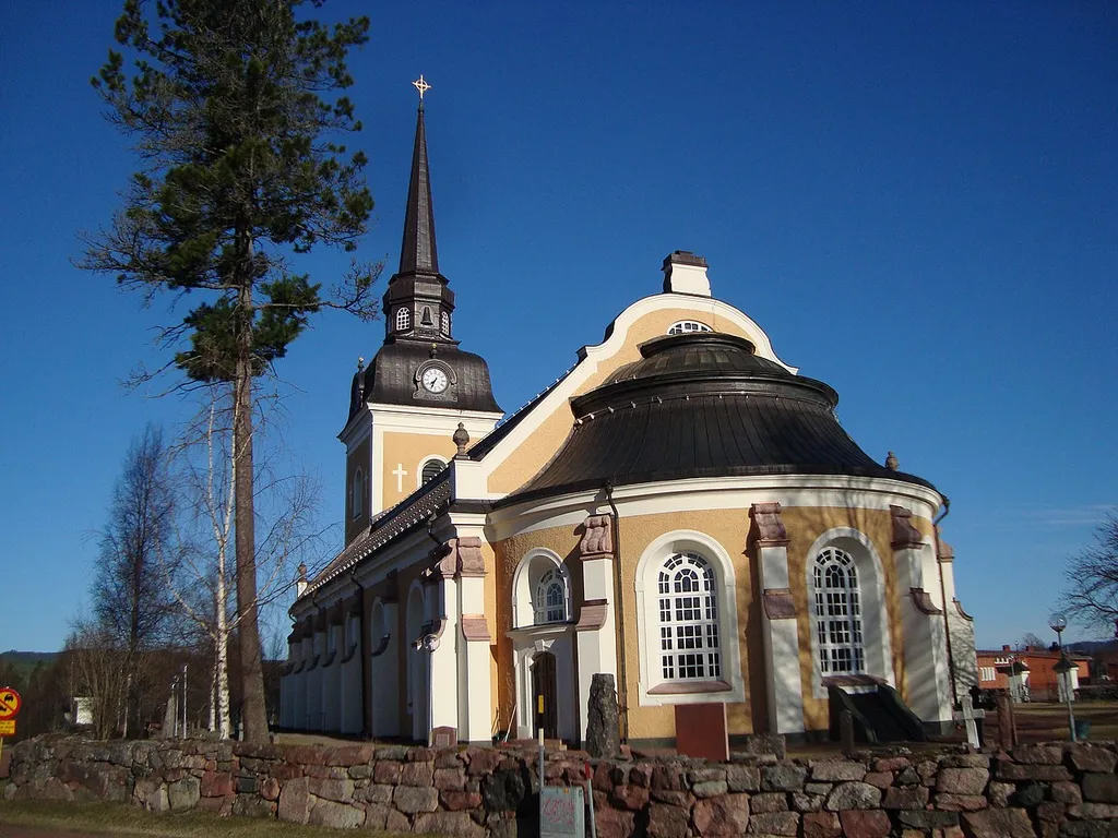 Church of Älvdalen, Älvdalen, Sweden This is a photo of an ecclesiastical monument in Sweden, number 21300000006493 in the RAÄ buildings database.