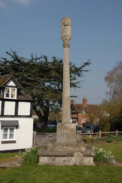 War Memorial, Church End, Hanley Castle, Worcestershire, at the entrance to St Mary's parish churchyard.