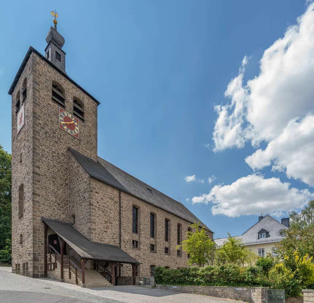 View of the Christ Church in Hof.