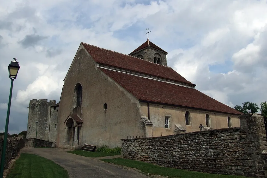 Mont-Saint-Jean church, Burgundy, FRANCE