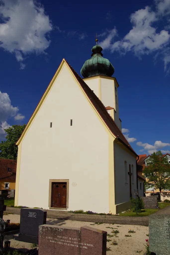 Die Filialkirche St. Hippolyt in Mörlach bei Hipoltstein