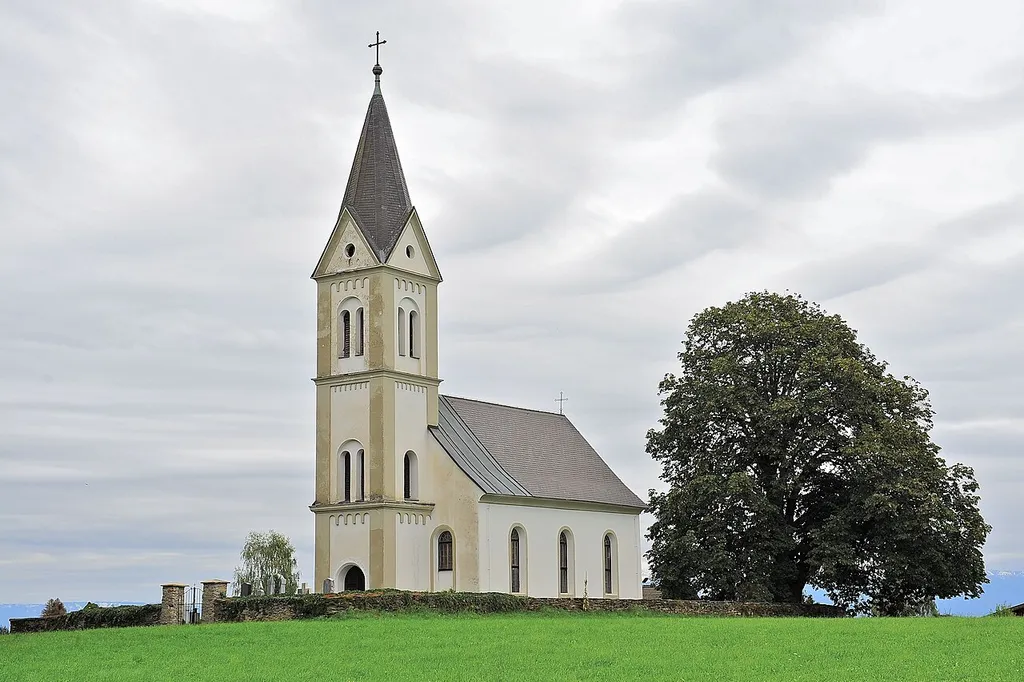 Protestant parish church A.B. in Eggen #153, municipality Frauenstein, district Sankt Veit, Carinthia, Austria, EU