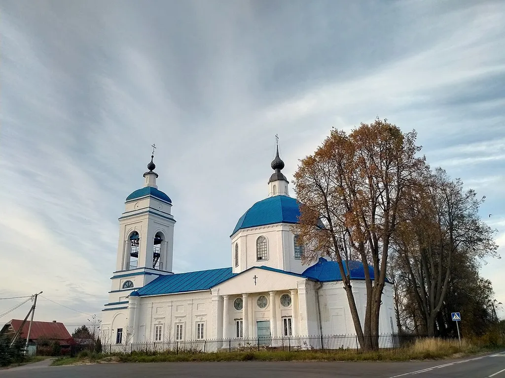 Церковь Тихвинской иконы Божией Матери: д. 5а, Выпуково, Сергиево-Посадский район, Московская область