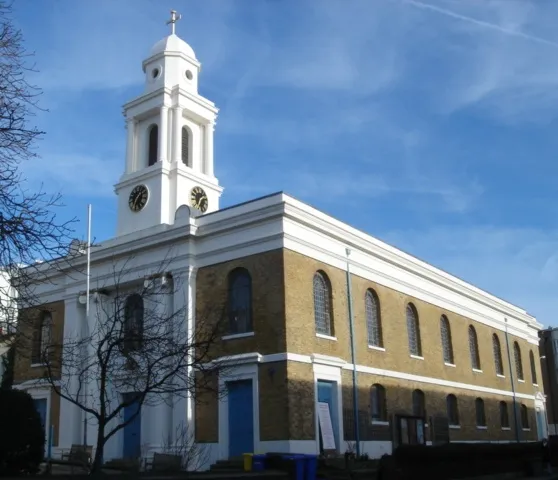 St George's Church, Kemptown, Brighton. View is towards NE.