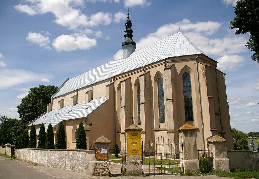 Parish church in Bodzentyn, Poland