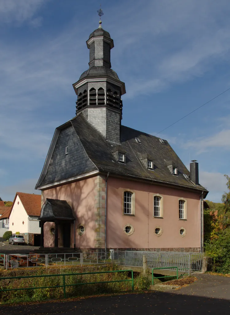Protestant church in Schotten-Eschenrod, Hesse, Germany