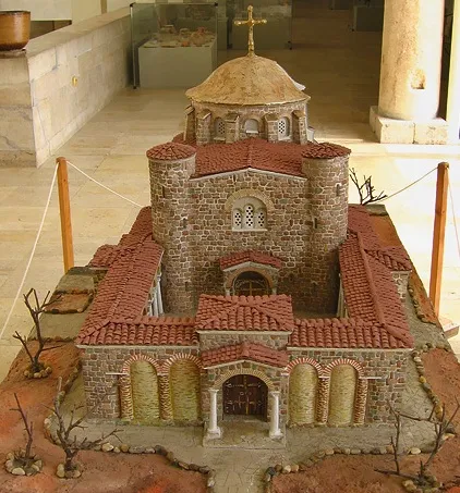 Maqueta de la Iglesia Redonda de Preslav.