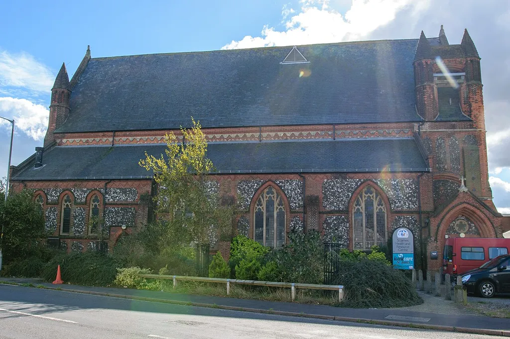 Church of St James .mw-parser-output .messagebox{margin:4px 0;width:auto;border-collapse:collapse;border:2px solid var(--border-color-progressive,#6485d1);background-color:var(--background-color-neutral-subtle,#fbfcff);color:var(--color-base,#202122);box-sizing:border-box;border-inline-start-width:8px}.mw-parser-output .messagebox.mbox-small{font-size:88%;line-height:1.25em}.mw-parser-output .mbox-warning,.mw-parser-output .mbox-speedy{border:2px solid var(--border-color-error,#b22222);background:var(--background-color-error-subtle,#ffdbdb);border-inline-start-width:8px}.mw-parser-output .mbox-serious,.mw-parser-output .mbox-delete,.mw-parser-output .mbox-stop{border:2px solid var(--border-color-error,#b22222);border-inline-start-width:8px}.mw-parser-output .mbox-issue,.mw-parser-output .mbox-content{border:2px solid #f28500;background:var(--background-color-warning-subtle,#ffe);border-inline-start-width:8px}.mw-parser-output .mbox-query,.mw-parser-output .mbox-style{border:2px solid #f4c430;background:var(--background-color-warning-subtle,#ffe);border-inline-start-width:8px}.mw-parser-output .mbox-shit{border:2px solid #960;border-inline-start-width:8px}.mw-parser-output .mbox-license{border:2px solid #88a;border-inline-start-width:initial}.mw-parser-output .mbox-legal{border:2px solid var(--border-color-notice,#666);background:var(--background-color-base,#fff);border-inline-start-width:8px}.mw-parser-output .mbox-honor{border:2px solid #ca3;background:var(--background-color-warning-subtle,#fcf4db);border-inline-start-width:8px}.mw-parser-output .mbox-growth{border:2px solid #8d4;background:var(--background-color-success-subtle,#d5fdf4);border-inline-start-width:8px}.mw-parser-output .mbox-move{border:2px solid #93c;border-inline-start-width:8px}.mw-parser-output .mbox-protection,.mw-parser-output .mbox-message{border:2px solid var(--border-color-base,#aaa);border-inline-start-width:8px}.mw-parser-output .messagebox .mbox-text{border:none;padding:0.25em 0.9em;width