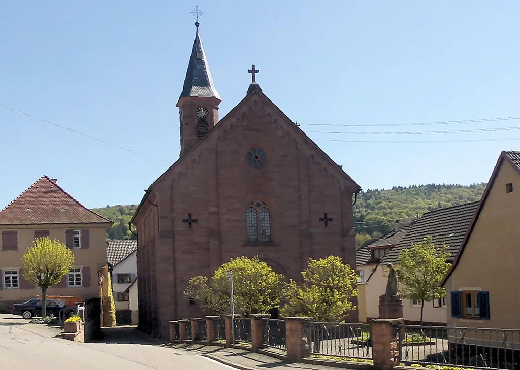 Markuskirche in Schmieheim, Gemeinde Kippenheim, Ortenaukreis, Baden-Württemberg