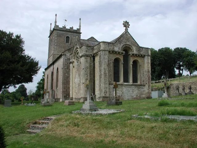 Parish church of St Leonard, Marston Bigot, Somerset, seen from the east