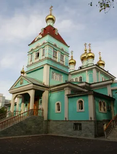 Saint Nicholas Orthodox church in Almaty