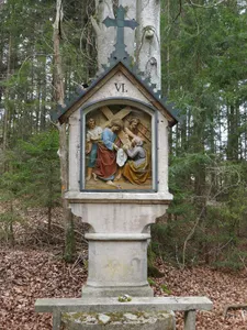 Kreuzwegstation Burg in Wielenbach