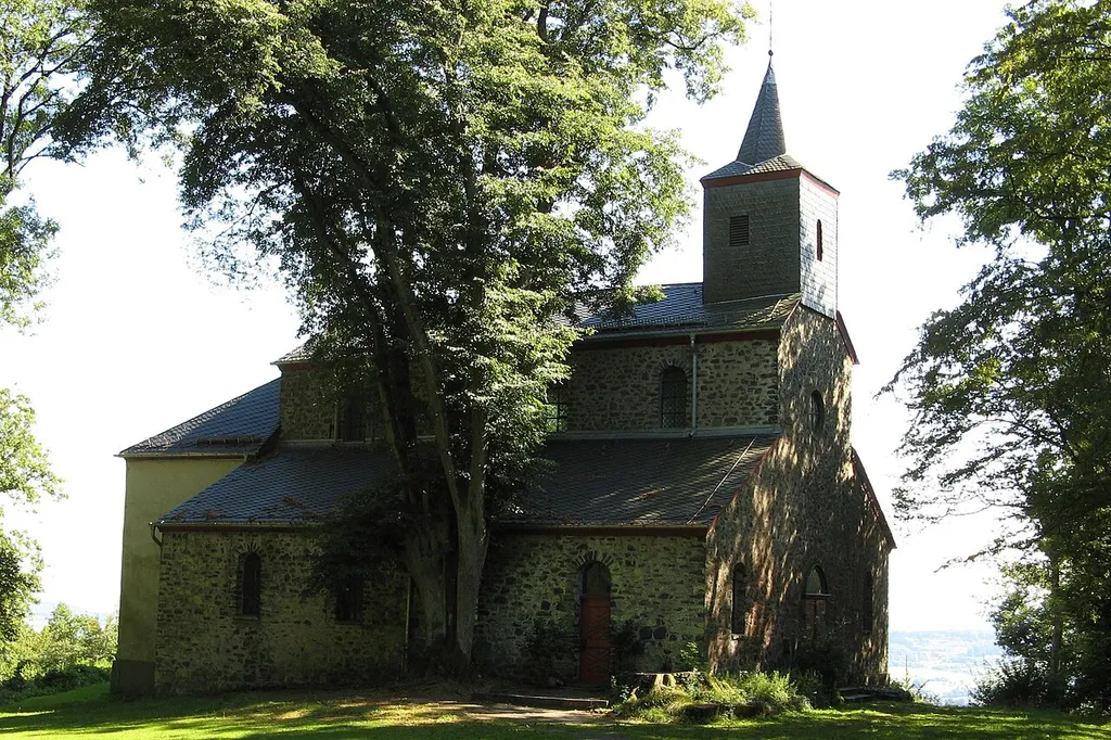 Die Blasiuskapelle bei Frickhofen, Hessen, Deutschland