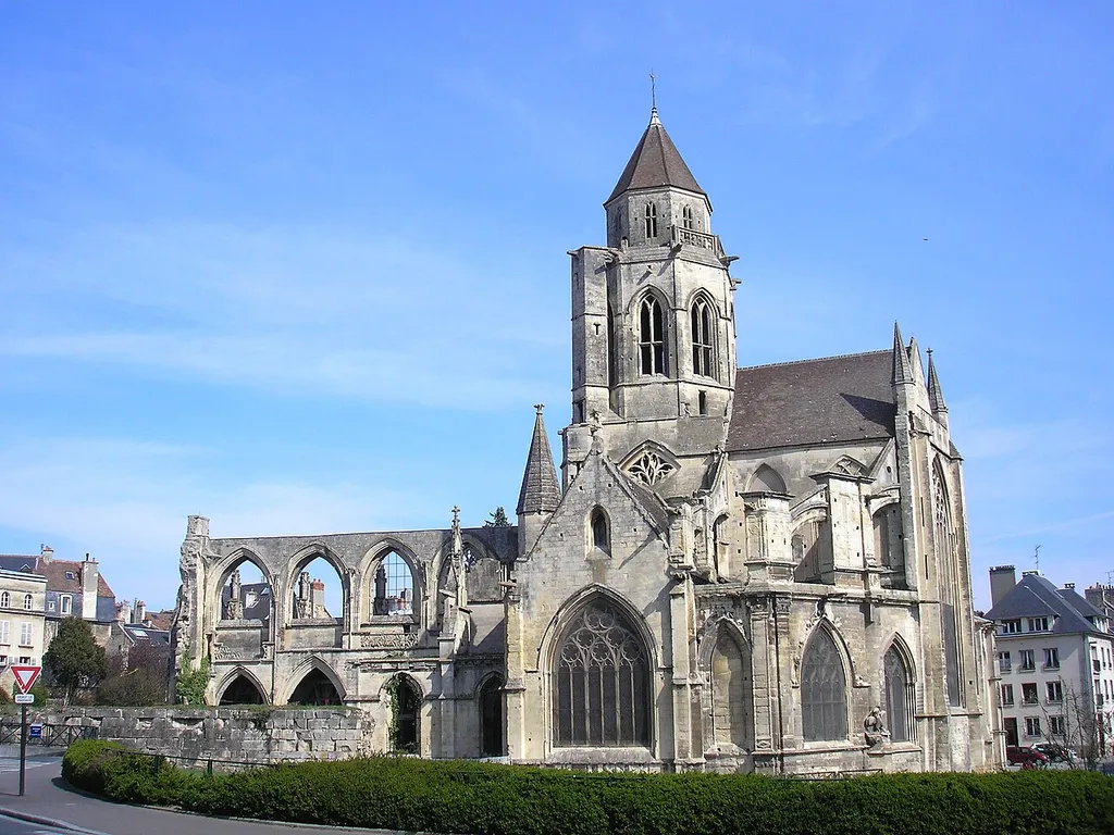 Caen (Normandie, France). L'église Saint-Étienne-le-Vieux.